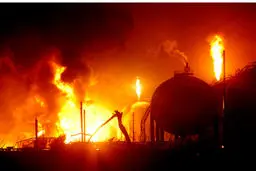 آتش سوزی پالایشگاه اصفهان مهار شد