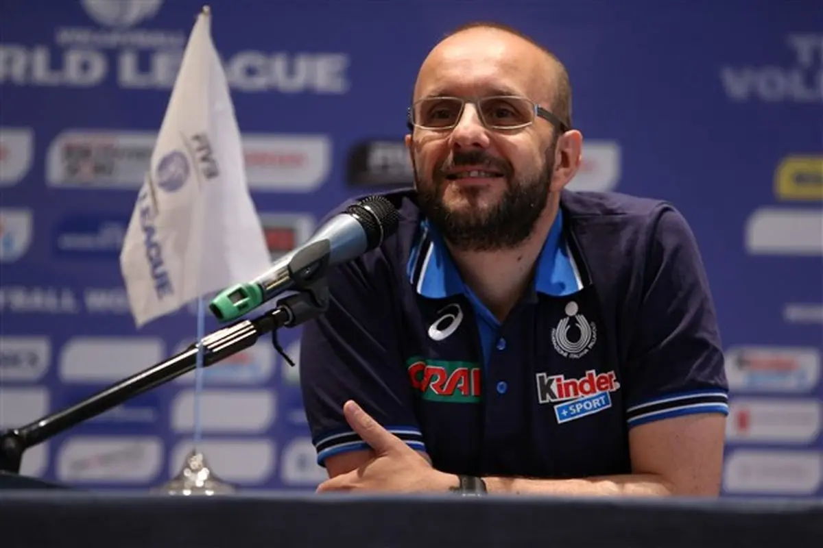 سرمربی تیم ملی والیبال ایتالیا: از تیم ایران می‌ترسم