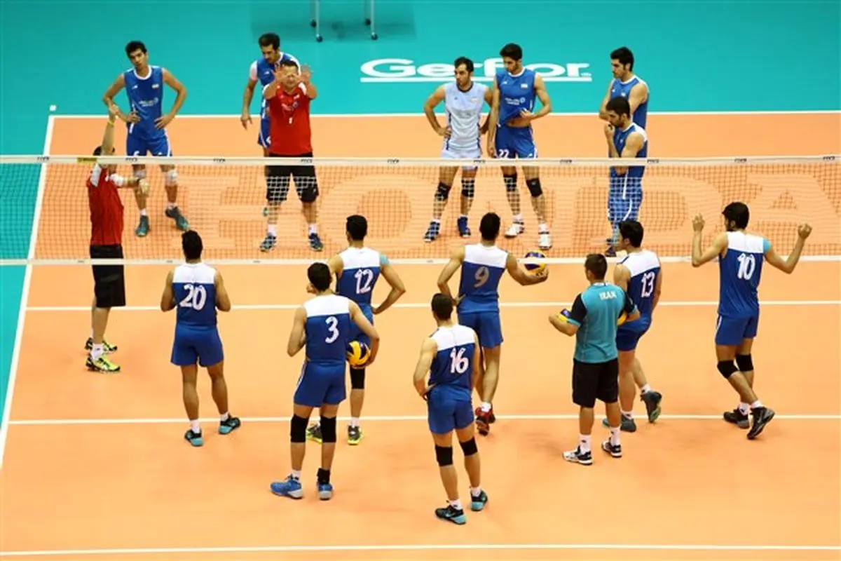 ۱۲ بازیکن ایران برای بازی با ایتالیا مشخص شدند