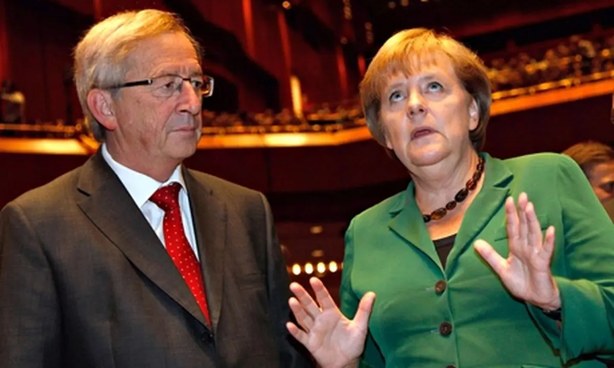 "گاردین": حمایت مرکل از ریاست "یونکر" بر کمیسیون اروپا، ضربه‌ای به دیوید کامرون بود