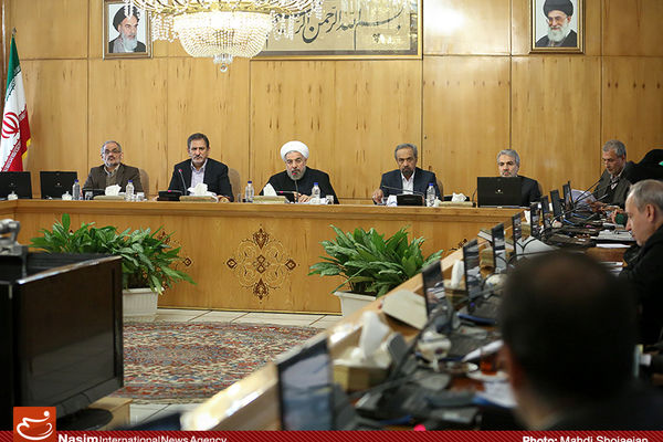 جلسه هیات وزیران به ریاست حسن روحانی برگزار شد