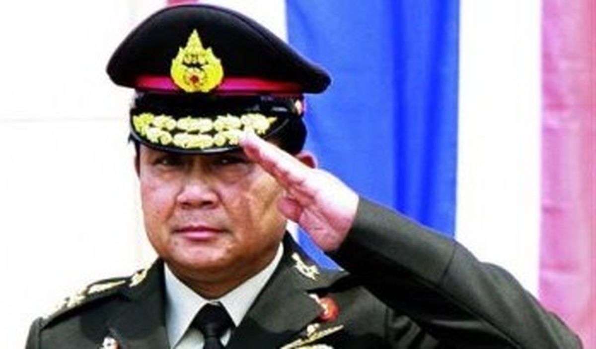فرمانده ارتش تایلند: پادشاه تایلند، رسما حکومت نظامیان(کودتا) را تایید می‌کند