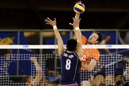 تیم ملی والیبال کره‌جنوبی در دومین دیدار خود برابر هلند به برتری رسید