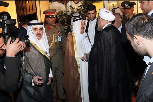 امیر کویت در مراسم ضیافت شام رئیس جمهور شرکت کرد
