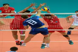 شهرام محمودی عنوان امتیازآورترین بازیکن تیم ملی والیبال ایران در دیدار با ایتالیا را بدست آورد