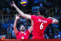 گزارش تصویری:: دیدار دوم تیم‌های والیبال ایران و ایتالیا
