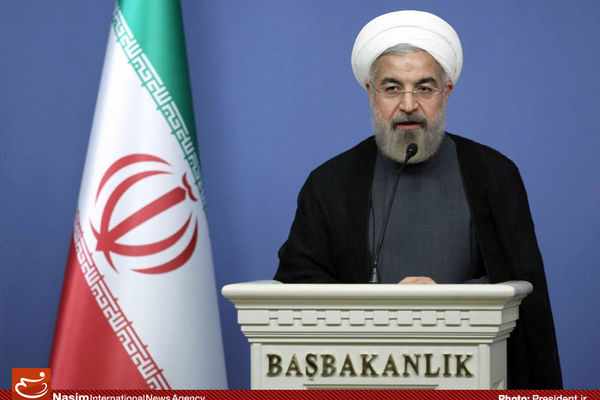 حسن روحانی: ایران و ترکیه هیچ تضاد منافعی در عرصه توسعه ندارند
