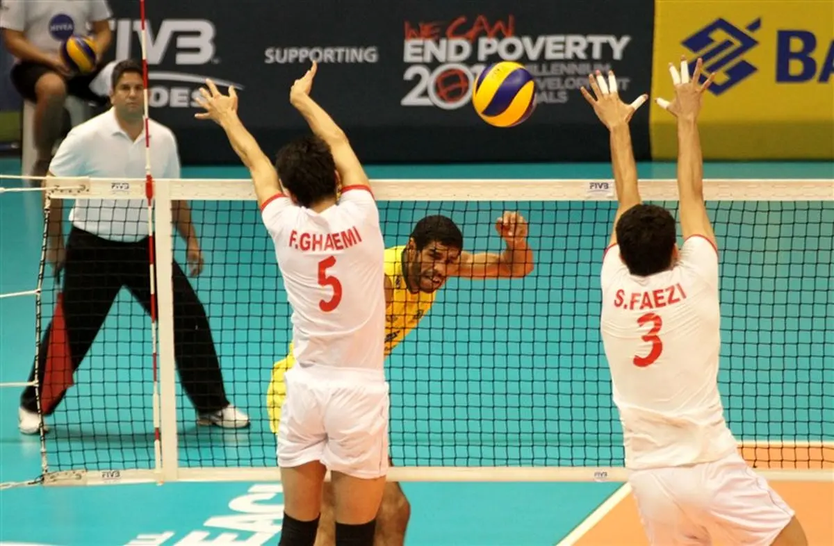 پشت خط‌زن تیم ملی والیبال برزیل:  مقابله با دفاع ایران برای همه تیم‌ها بسیار سخت است