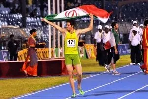 حسن تفتیان به مدال طلای دوی ۱۰۰ متر جام کازانف قزاقستان رسید