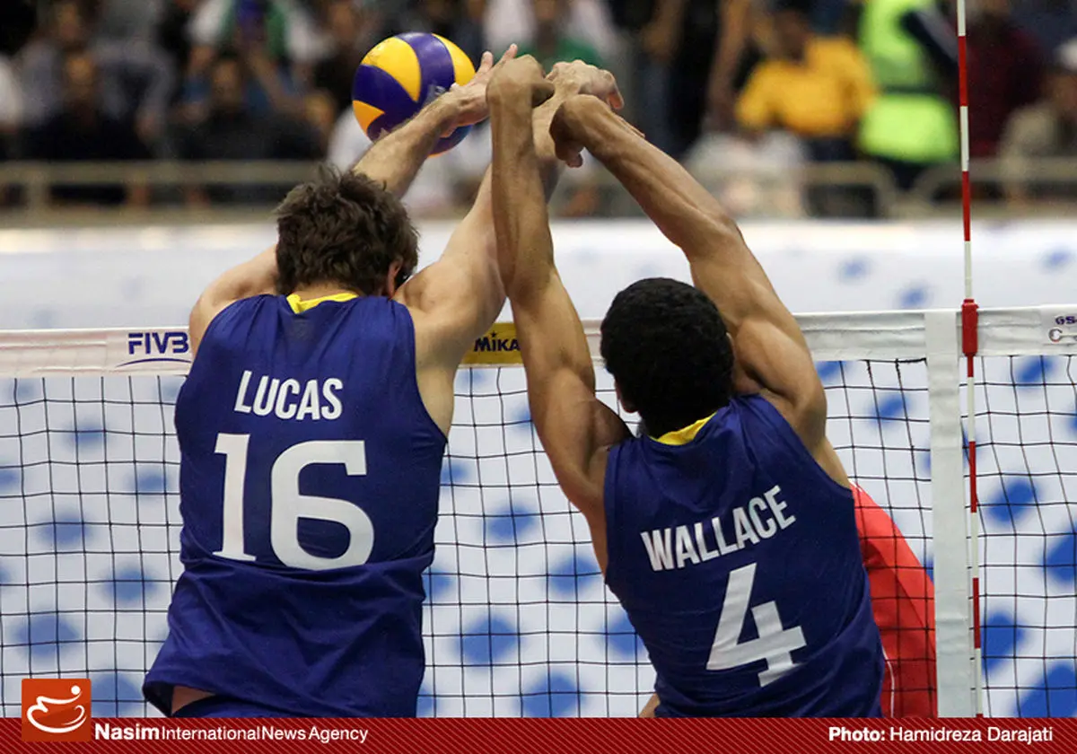گزارش تصویری:: دیدار چهارم تیم‌های والیبال ایران و برزیل