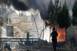یک نوجوان فلسطینی در منطقه 