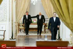 گزارش تصویری::نشست خبری مشترک وزرای امور خارجه ایران و نیوزیلند