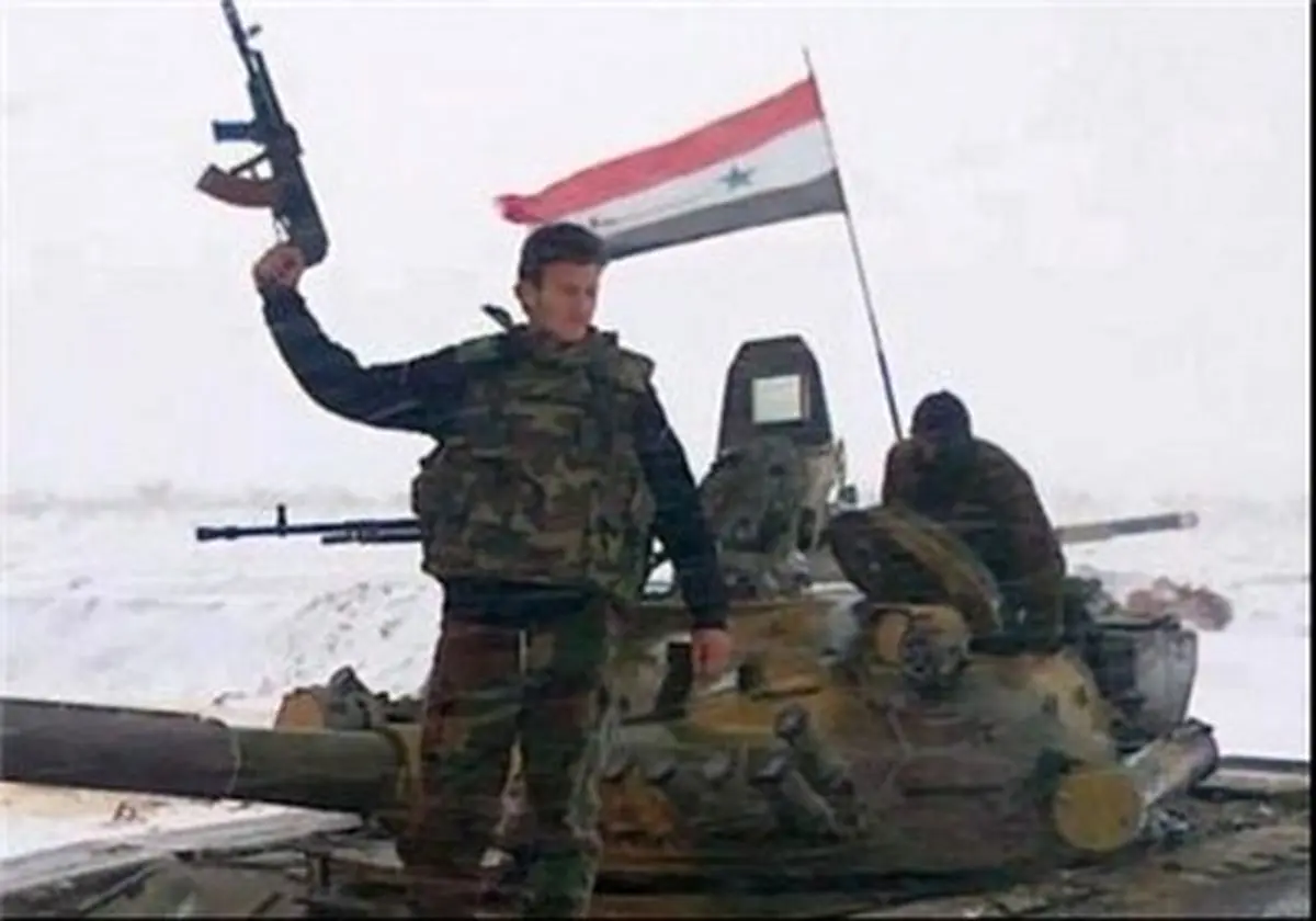 ارتش سوریه تروریست‌ها را در ریف دمشق هدف قرار داد