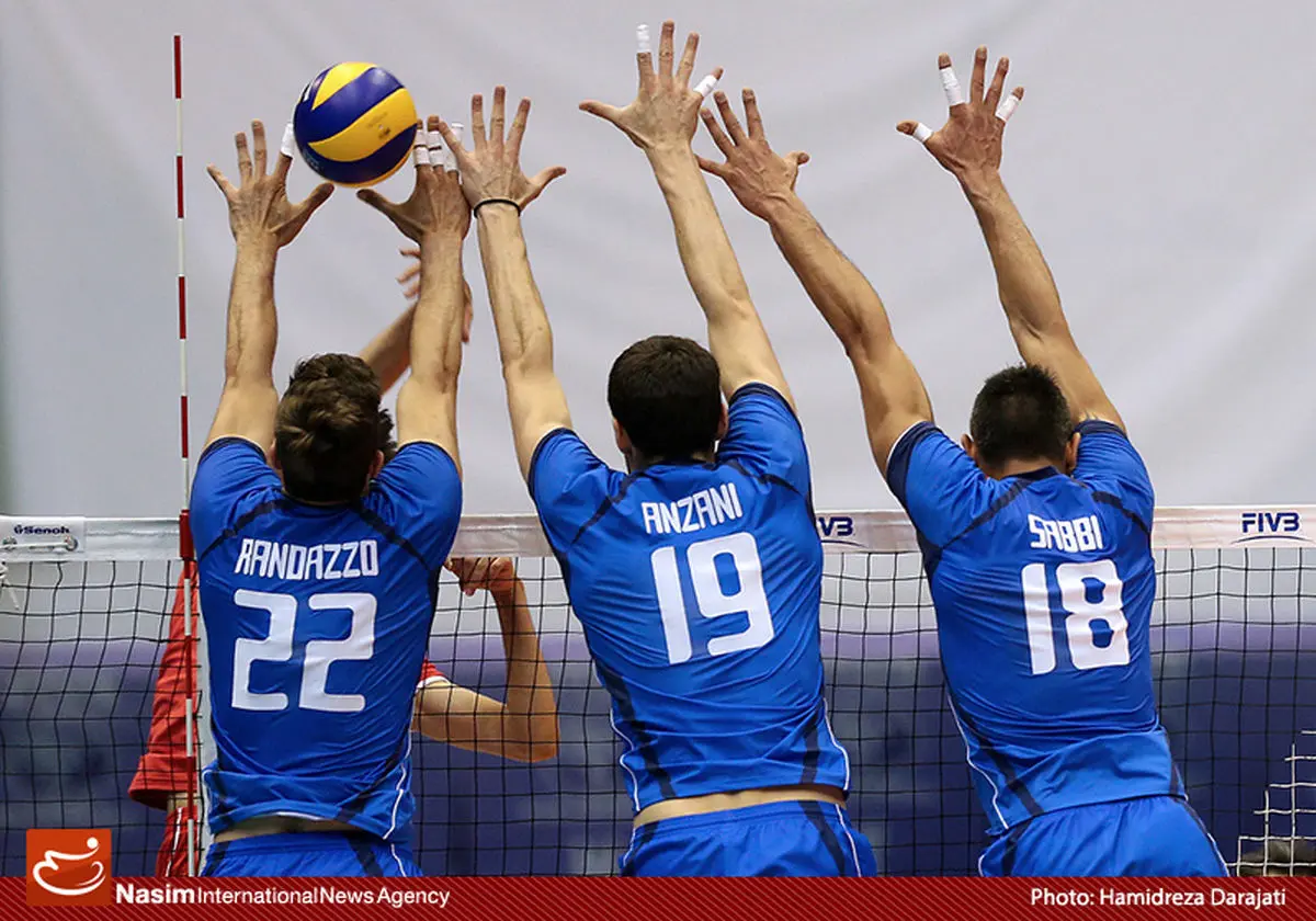 گزارش تصویری:: دیدار چهارم تیم‌های والیبال ایران و ایتالیا