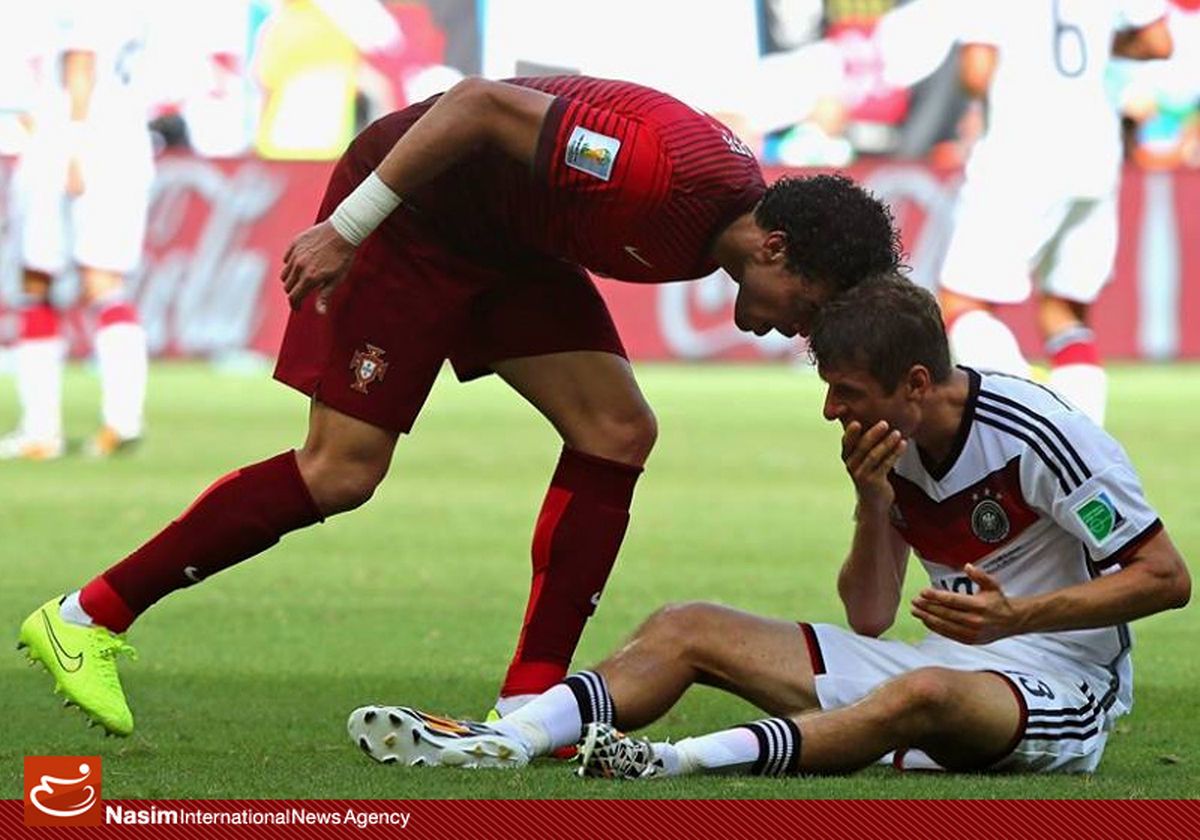  مارادونا از رفتار غیرحرفه‌ای په په، مدافع تیم پرتغال در دیدار با آلمان انتقاد کرد
