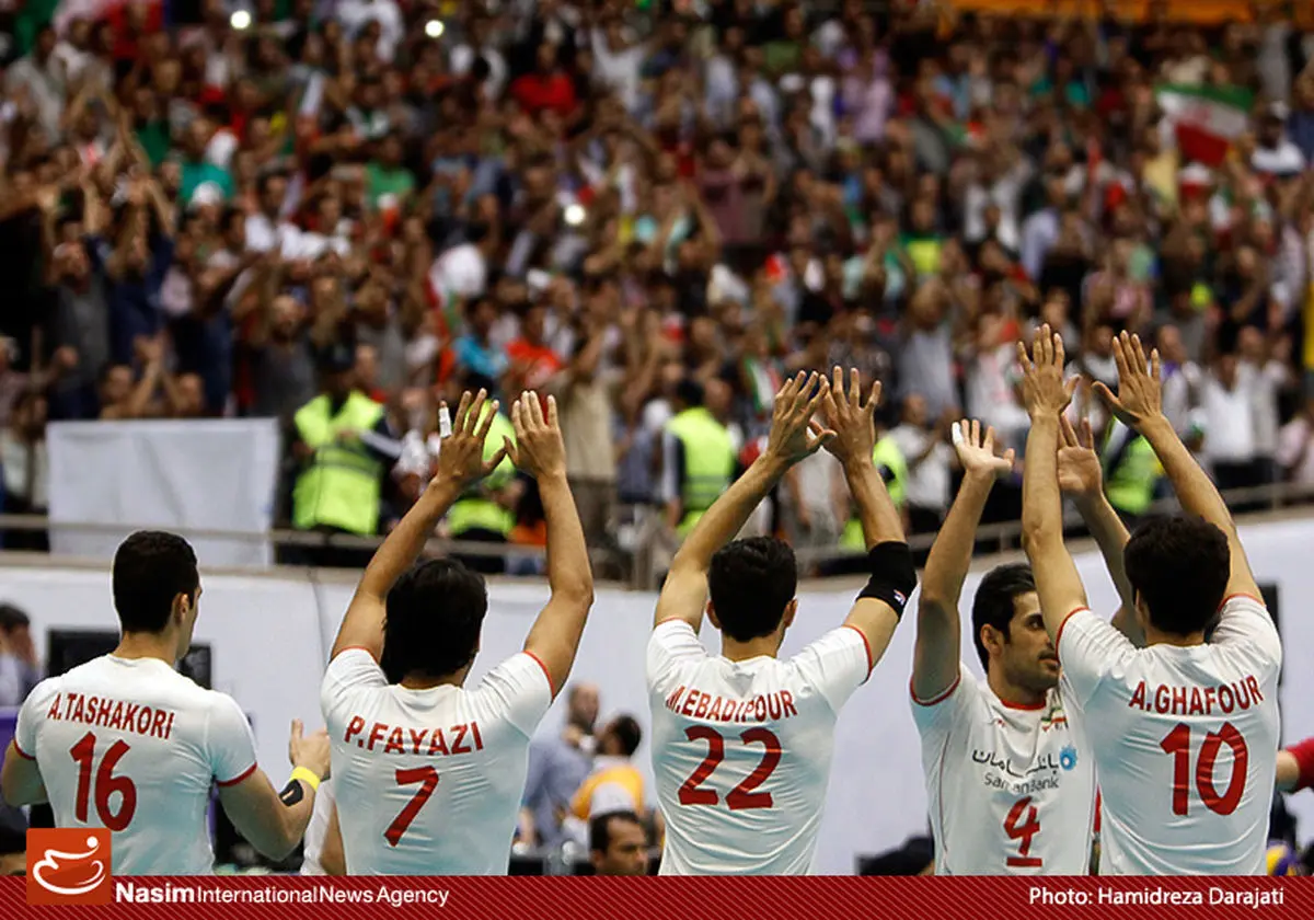 گزارش تصویری:: دیدار سوم تیم‌های والیبال ایران و ایتالیا