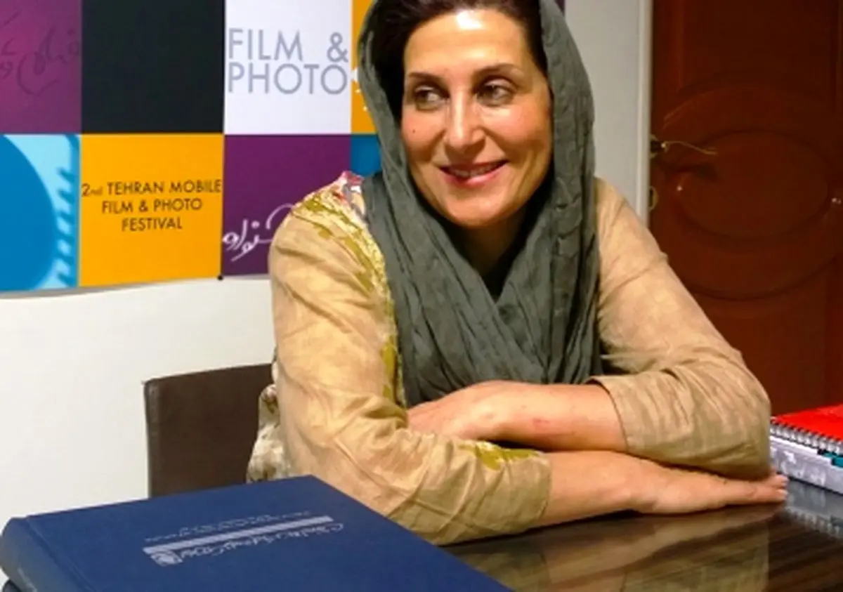 فاطمه معتمدآریا با موبایل برای "جشنواره همراه تهران" فیلم میسازد