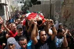 یک جوان فلسطینی توسط صهیونیست‌ها به شهادت رسید