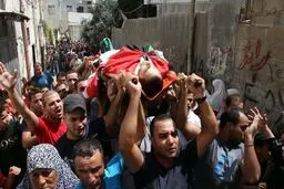 یک جوان فلسطینی توسط صهیونیست‌ها به شهادت رسید