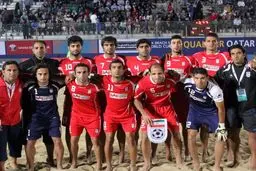 تیم ملی فوتبال ساحلی وارد بلاروس شد