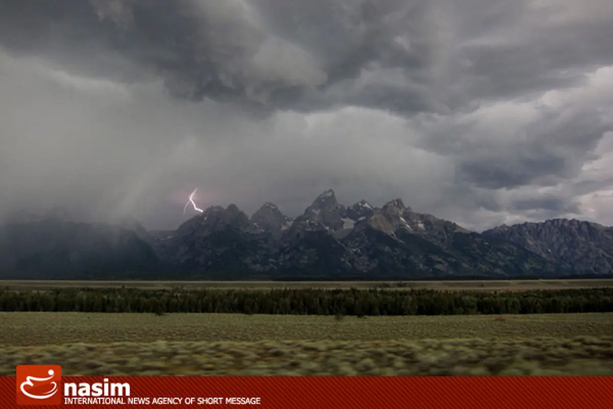 رگبار و رعد و برق و وزش باد شش استان کشور را در بر می‌گیرد