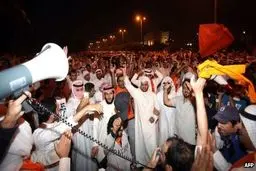 حامیان رهبر مخالفان کویت در پایتخت این کشور تظاهرات کردند