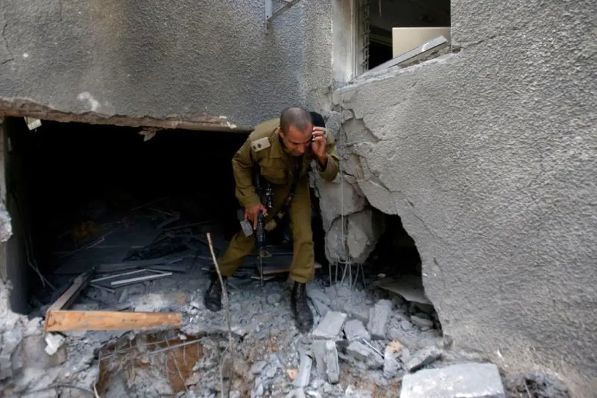 اصابت موشک به منطقه‌ای در جنوب اراضی اشغالی به یک ساختمان آسیب وارد کرد