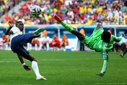 گزارش تصویری دیدار تیم‌های فرانسه و نیجریه را در «نسیم» ببینید