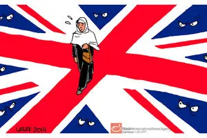 کاریکاتور:: اسلام ستیزی در انگلیس
