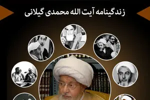 گرافیک اطلاع‌رسان:: زندگینامه آیت‌الله محمدی گیلانی 