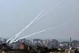 حمله راکتی فلسطینیان به شهر اشغالی 