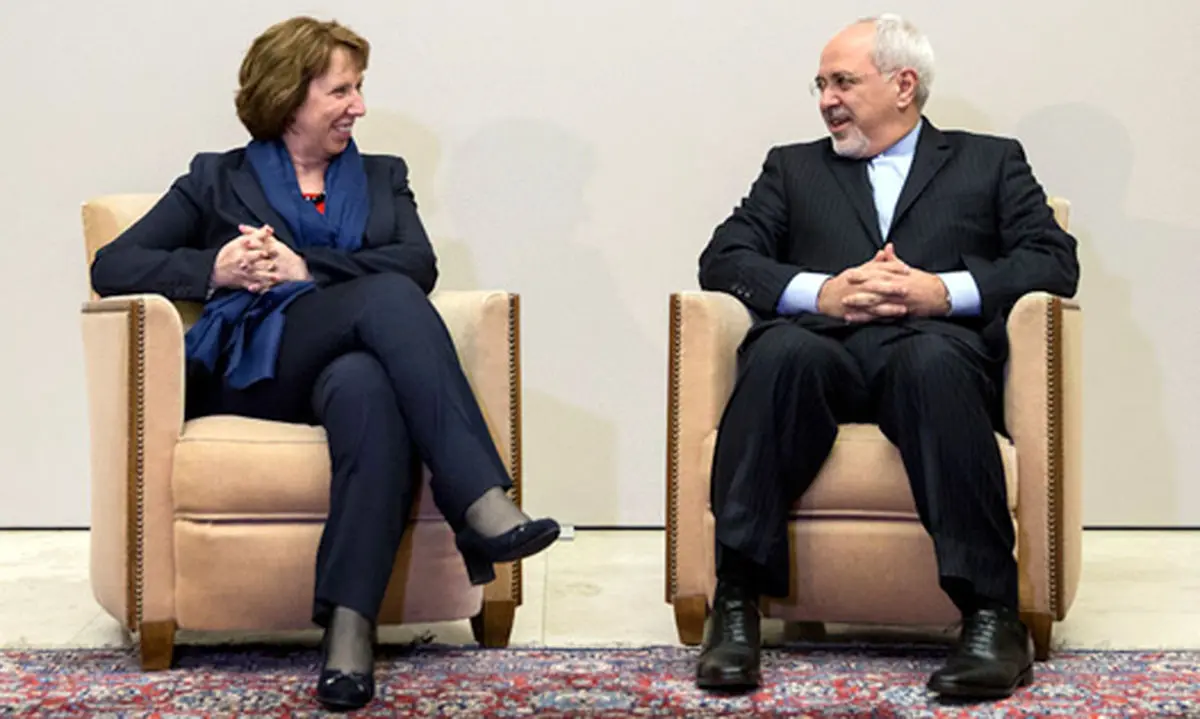 دیدار دوجانبه ظریف و اشتون آغاز شد