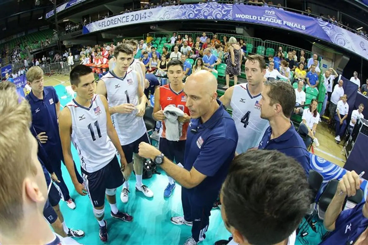 سرمربی تیم ملی والیبال آمریکا: برنامه‌‌های تاکتیکی ایران را به‌خوبی از کار انداختیم