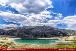 کاهش شدید آب در سد 