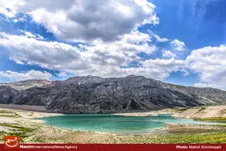 کاهش شدید آب در سد 
