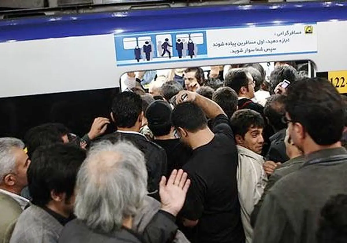 نقص فنی در متروی تهران ۱۰ مصدوم برجای گذاشت