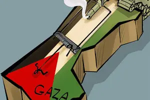 کاریکاتور:: مرکاوا در تله مقاومت