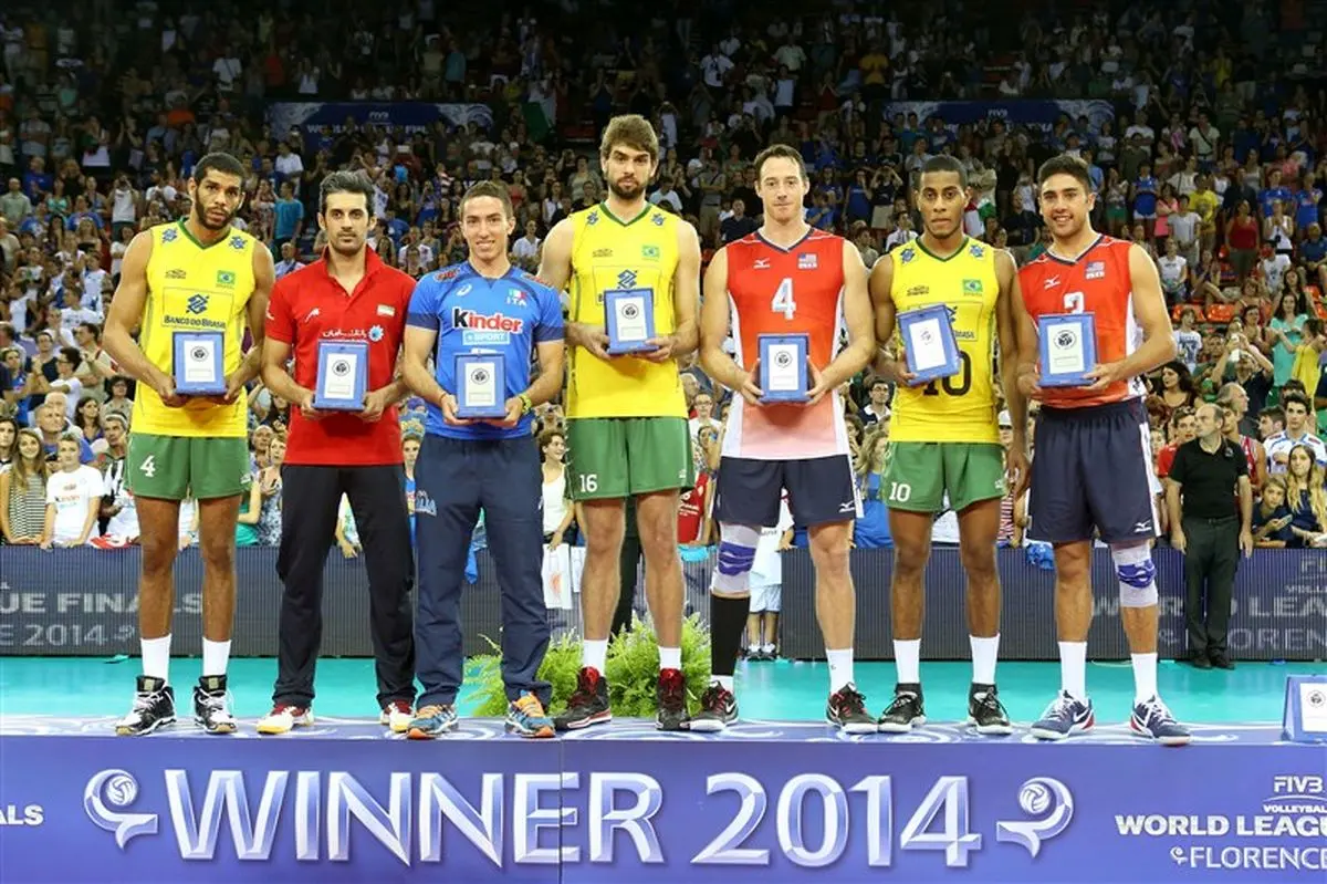 سعید معروف بهترین پاسور لیگ جهانی ۲۰۱۴ شد