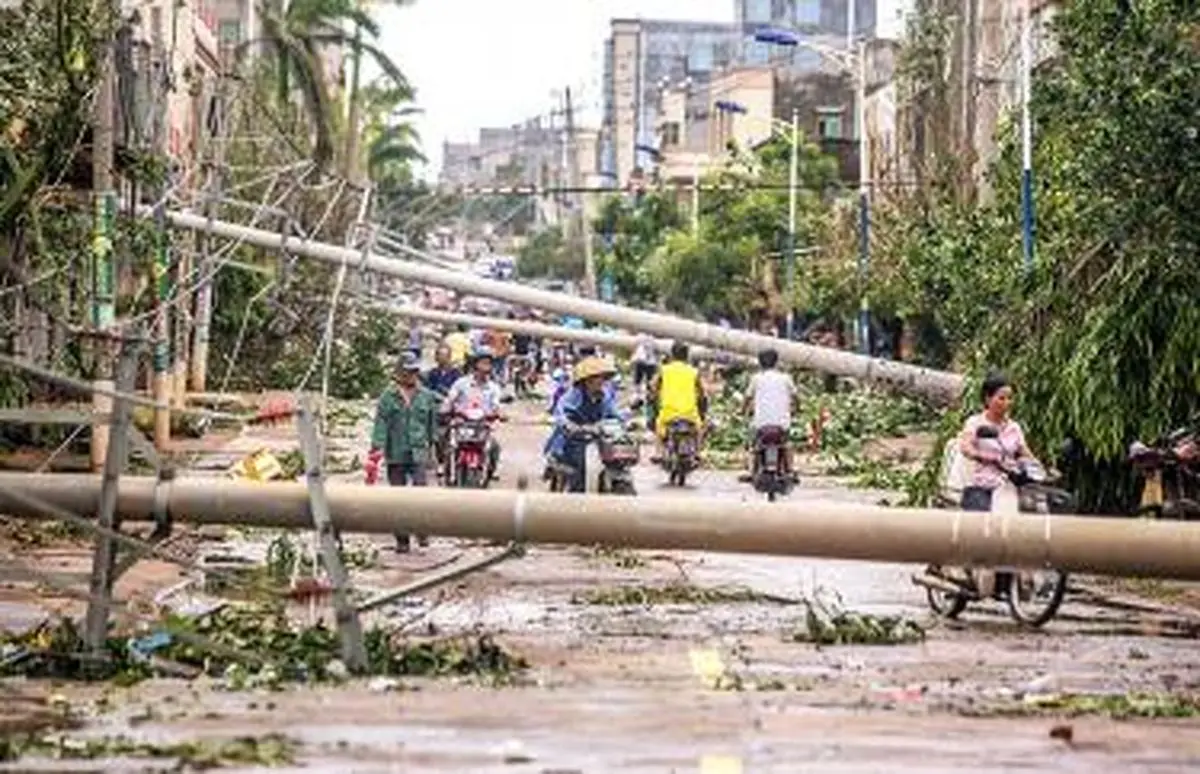 طوفان "راماسون" در چین تاکنون ۳۳ کشته برجای گذاشته است