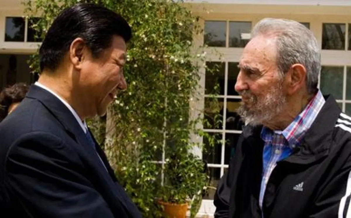 رئیس‌جمهور چین با همتای کوبایی خود و "فیدل کاسترو" دیدار کرد