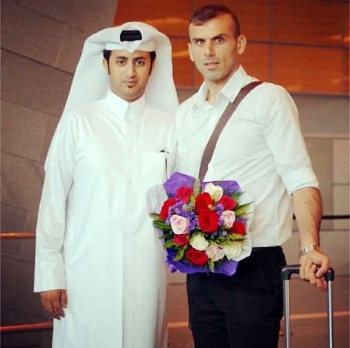 عکس خبری: سیدجلال حسینی به قطر رسید
