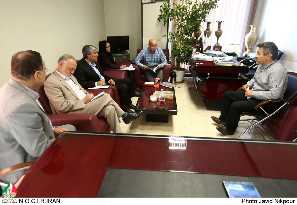 مسئولان کمیته ملی المپیک در فدراسیون شمشیربازی حاضر شدند