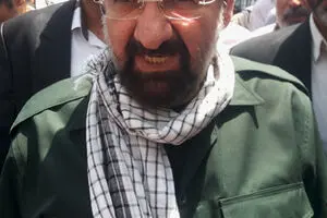 عکس خبری:: حضور محسن رضایی در راهپیمایی روز قدس با لباس نظامی