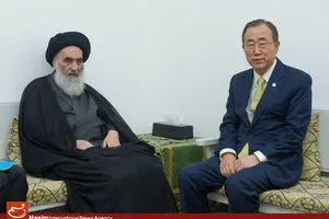 عکس خبری:: دیدار دبیرکل سازمان ملل متحد با آیت‌الله سیستانی