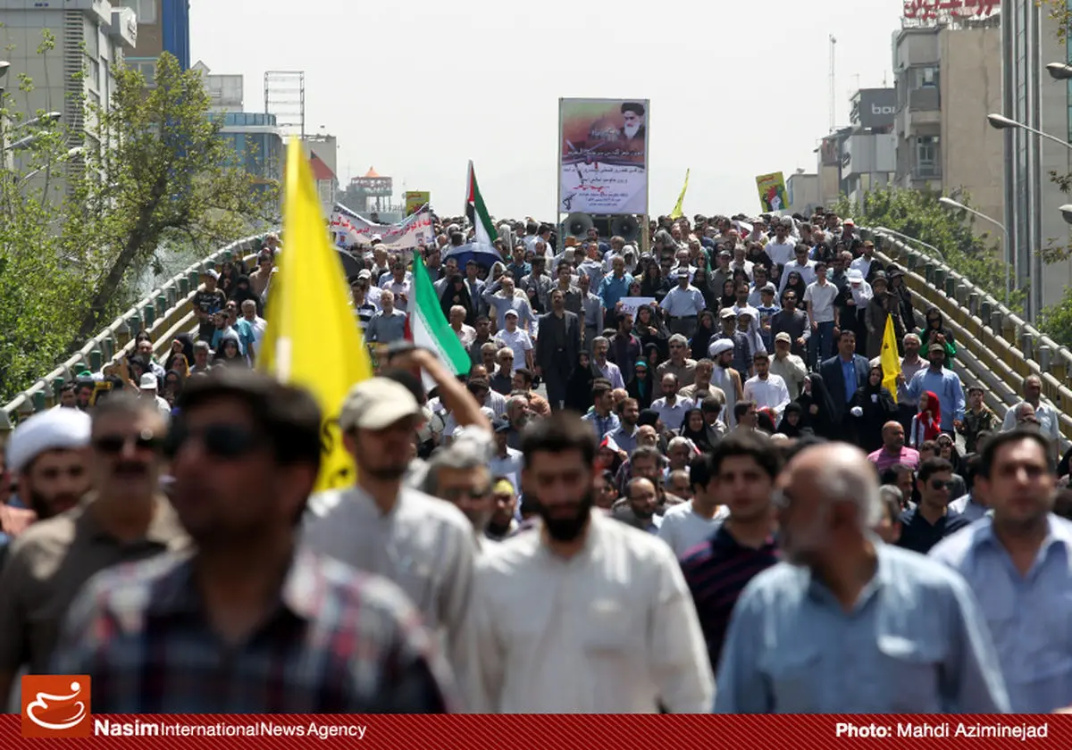 گزارش تصویری ۲ :: راهپیمایی روز جهانی قدس در تهران