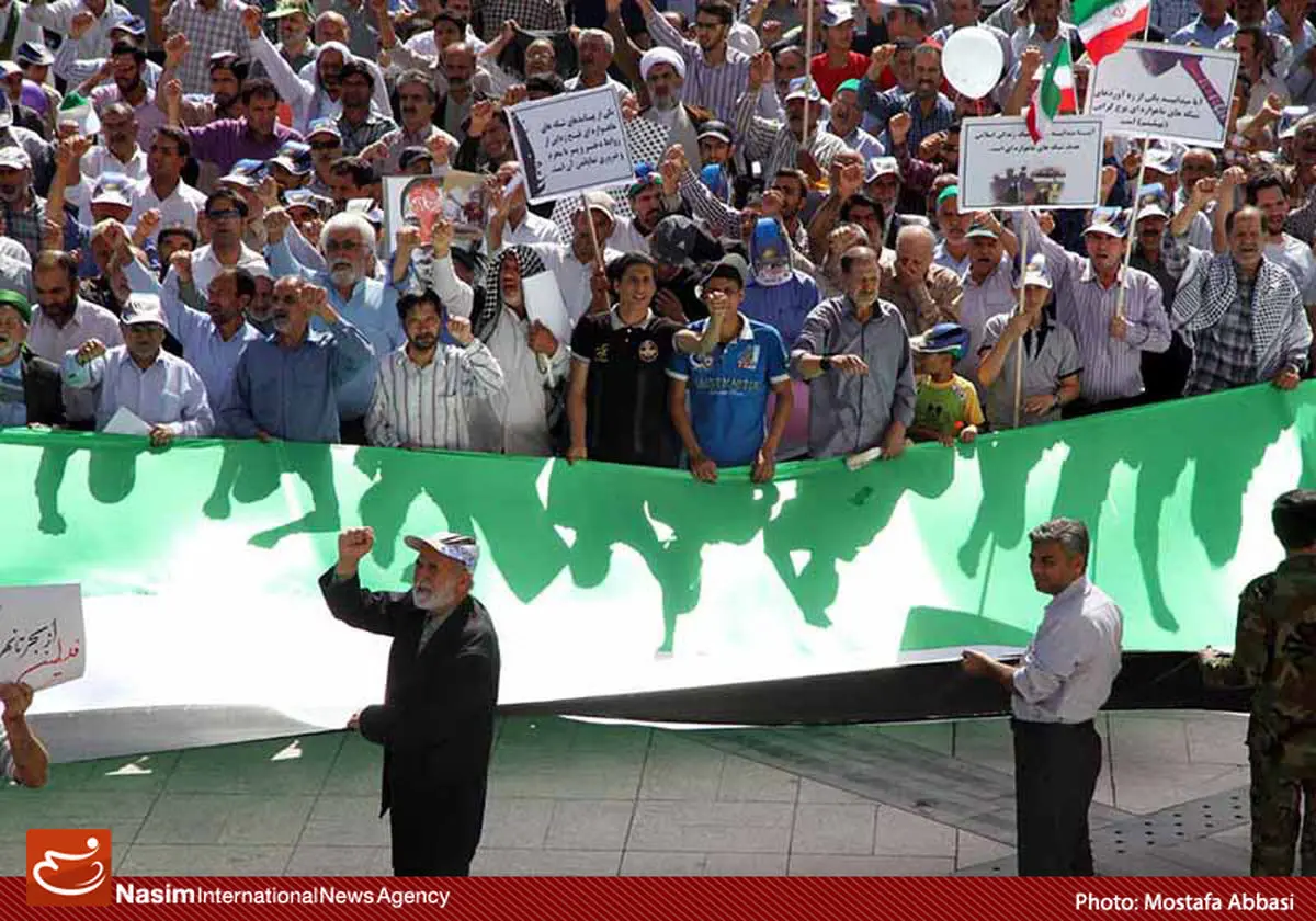 "تایمز آو اسرائیل": صدها شهر ایران شاهد برگزاری تظاهرات ضد اسرائیلی بود