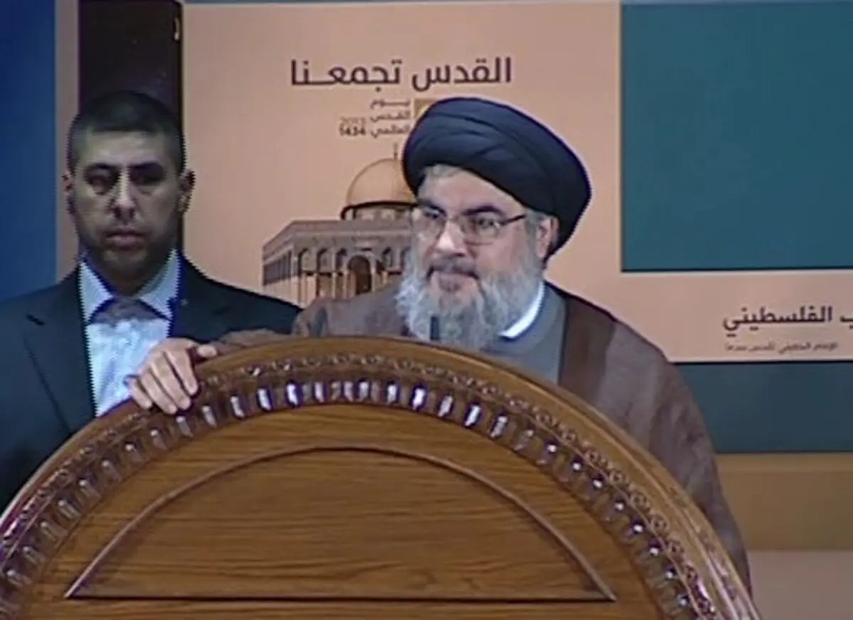 دبیرکل حزب الله: مقاومت فلسطین در غزه پیروز شد