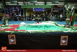 مراسم ترحیم حسین معدنی، مربی تیم ملی والیبال برگزار شد