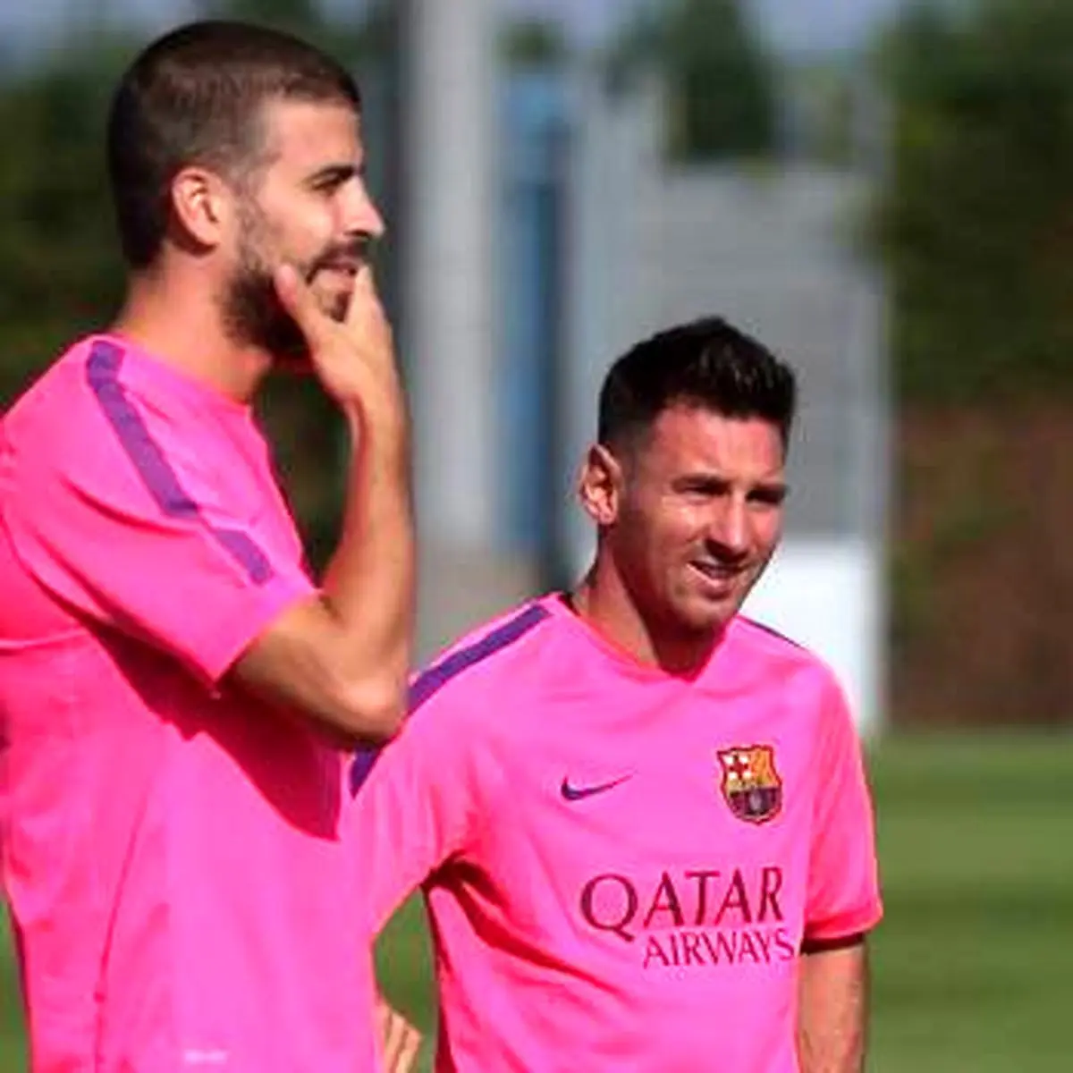 عکس خبری: لیونل مسی به تمرینات بارسلونا بازگشت
