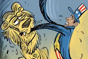 کارتون:: حیوان دست‌آموز آمریکا